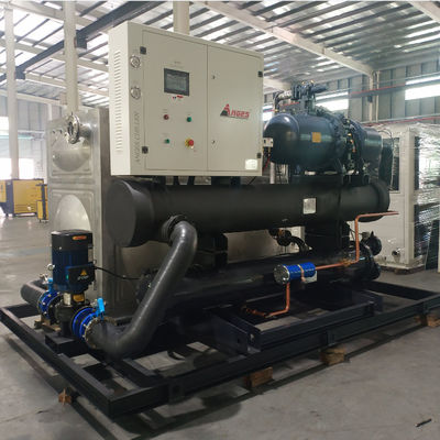 কেনা ইন্টিগ্রেটেড স্ক্রু টাইপ 75HP ওয়াটার কুলড চিলার পরিচালনা করা সহজ online manufacture