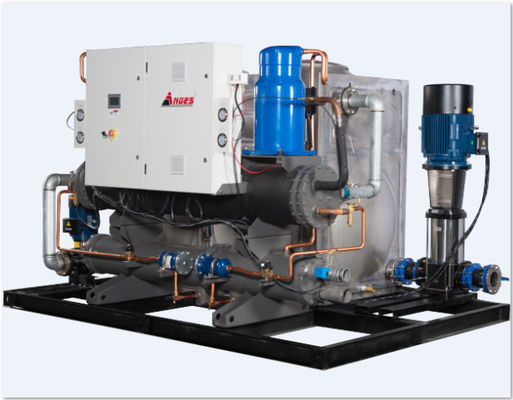 কেনা 120HP ইন্ডাস্ট্রিয়াল চিলার ইন্টিগ্রেটেড সিস্টেম ওয়াটার কুলড স্ক্রু টাইপ online manufacture