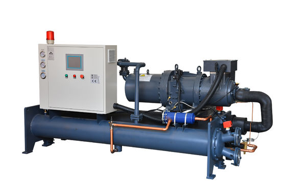 কেনা 60hp ইন্ডাস্ট্রিয়াল ওয়াটার চিলার ইন্টিগ্রেটেড সিস্টেম ওয়াটার কুলড স্ক্রু টাইপ online manufacture