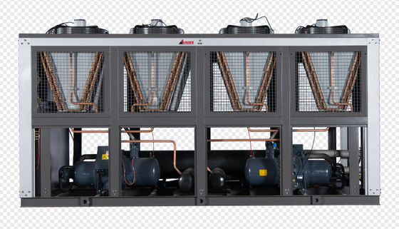 কেনা হ্যানবেল স্ক্রু টাইপ চিলার 500kW শীতল ক্ষমতা শিল্প শীতল জন্য বায়ু শীতল কনডেনসার online manufacture