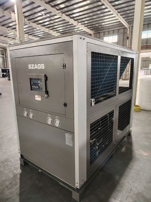 কেনা R407C রেফ্রিজারেন্ট এবং সহজ নিয়ন্ত্রণ সহ 15 টন ক্ষমতা বহনযোগ্য জল chiller online manufacture