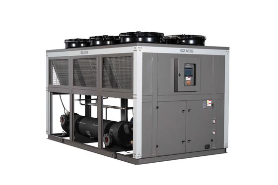 কেনা উচ্চ দক্ষতা বায়ু শীতল স্ক্রু চিলার 100HP ডাবল কম্প্রেসার সঙ্গে সিই ISO9001 online manufacture
