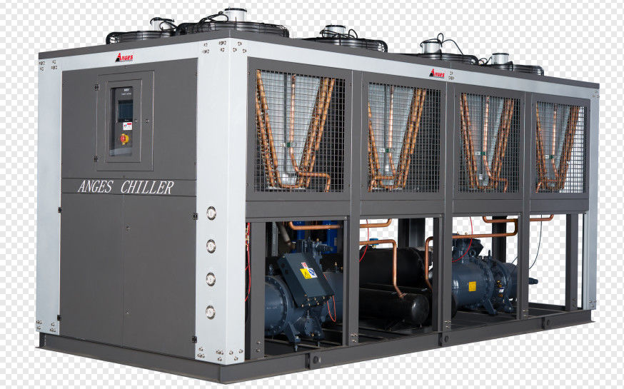 পিভিসি প্লাস্টিকের পাইপ জন্য 120HP বায়ু শীতল স্ক্রু কম্প্রেসার চিলার শিল্প রাসায়নিক চিলার 120 টন