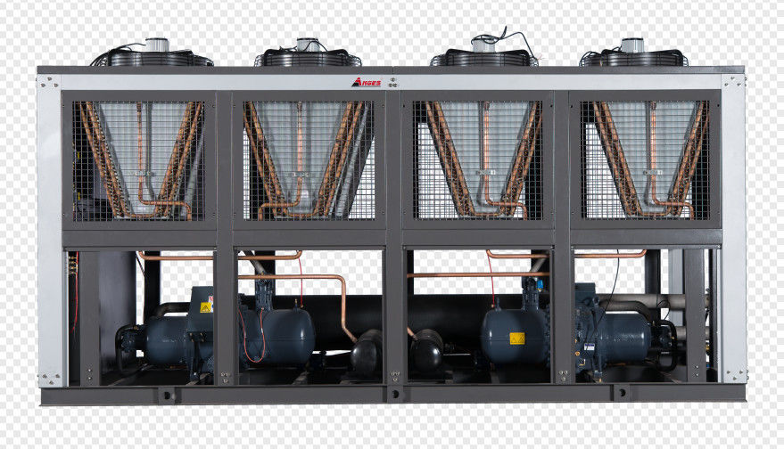 হ্যানবেল স্ক্রু টাইপ চিলার 500kW শীতল ক্ষমতা শিল্প শীতল জন্য বায়ু শীতল কনডেনসার