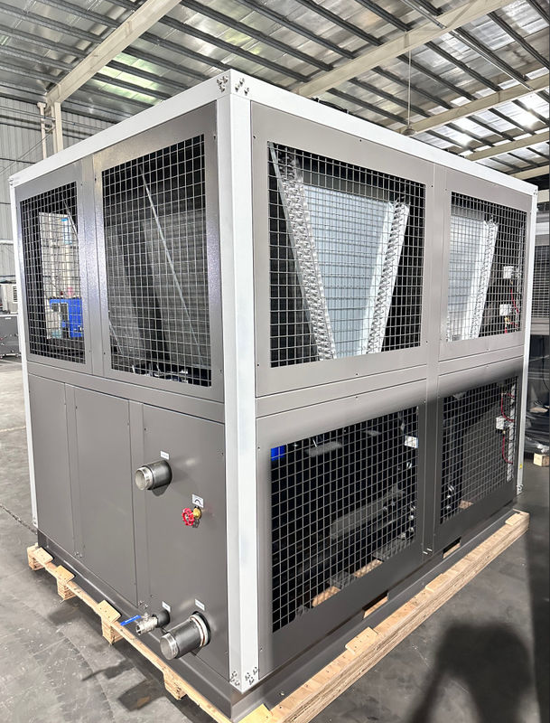 R407C রেফ্রিজারেটর 40HP কম্প্রেসার প্লাস্টিক ছাঁচ ঠান্ডা জন্য শিল্প জল chiller