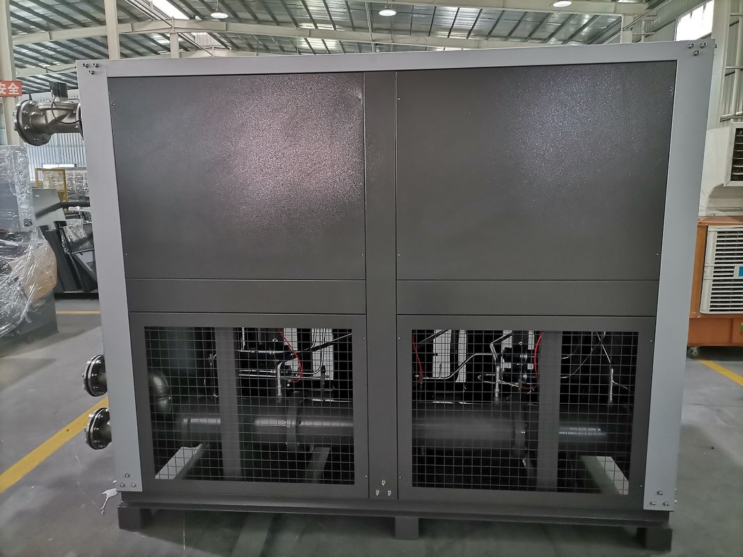 উচ্চ দক্ষতা 40HP ইন্ডাস্ট্রিয়াল ওয়াটার কুলড CHILLER 130 KW স্ক্রোল ওয়াটার কুলড CHILLER ইনজেকশন মেশিনের জন্য