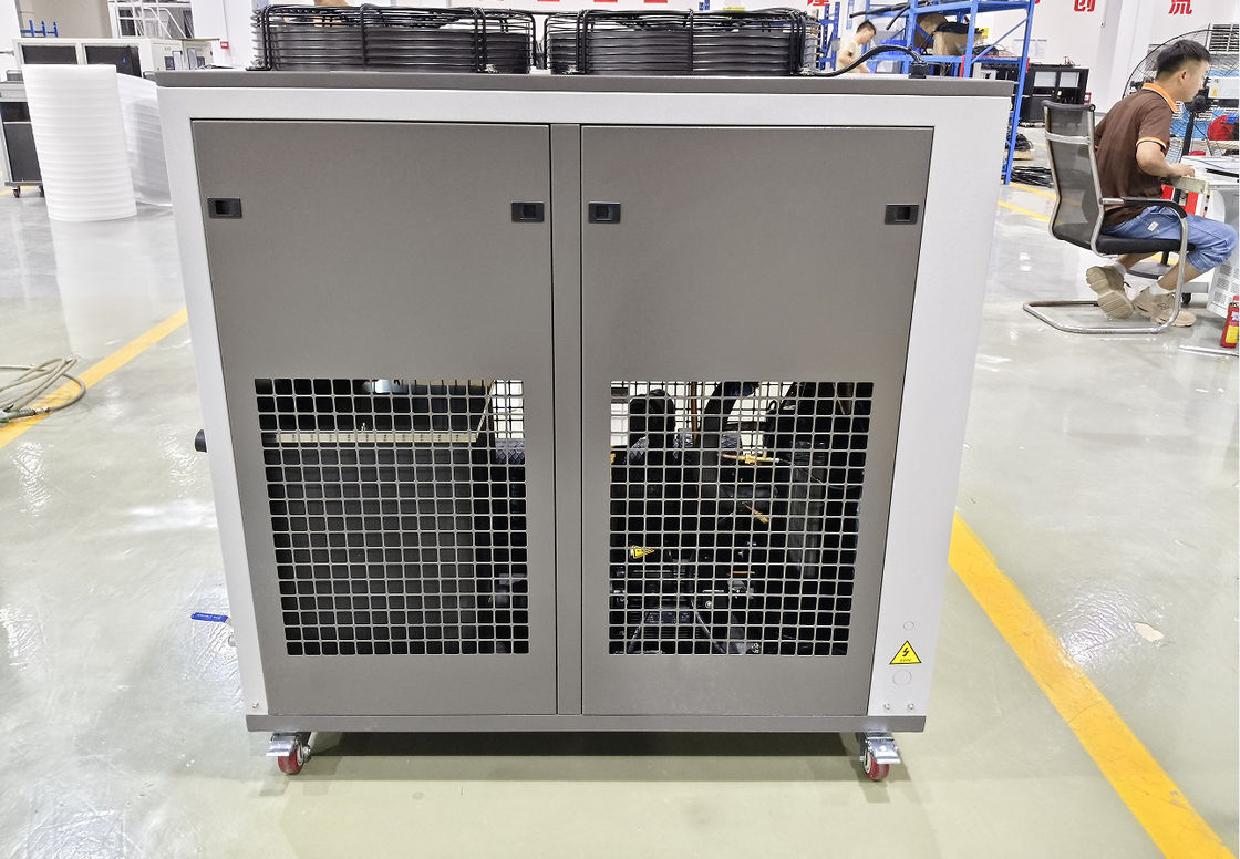 5 টন শিল্প বায়ু শীতল ওয়াটার চিলার 18kW স্ক্রল টাইপ গ্লাইকোল চিলার চীন কারখানা সরবরাহ