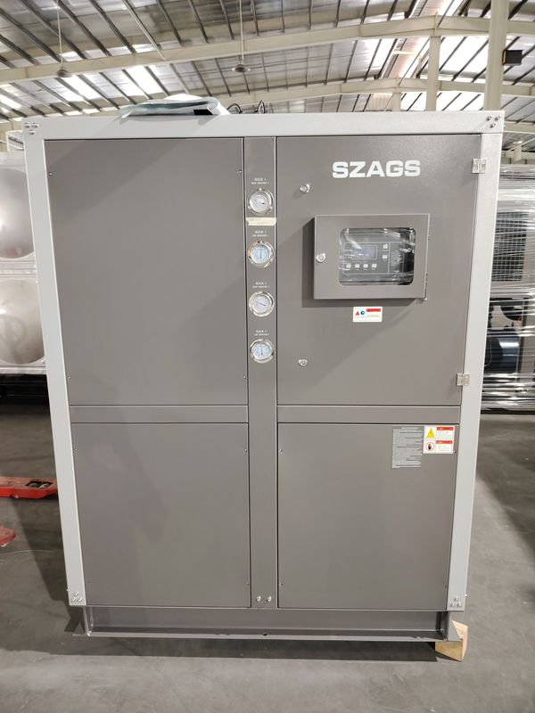 30TR এয়ার কুলড চিলার 110kW স্ক্রল টাইপ গ্লাইকোল চিলার ইন্ডাস্ট্রিয়াল ওয়াটার চিলার চীন প্রস্তুতকারক