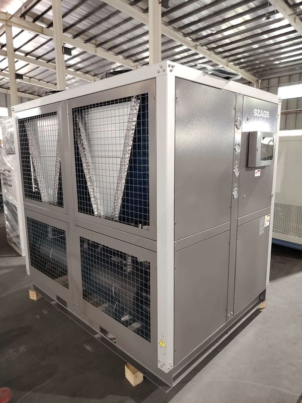 30TR এয়ার কুলড চিলার 110kW স্ক্রল টাইপ গ্লাইকোল চিলার ইন্ডাস্ট্রিয়াল ওয়াটার চিলার চীন প্রস্তুতকারক