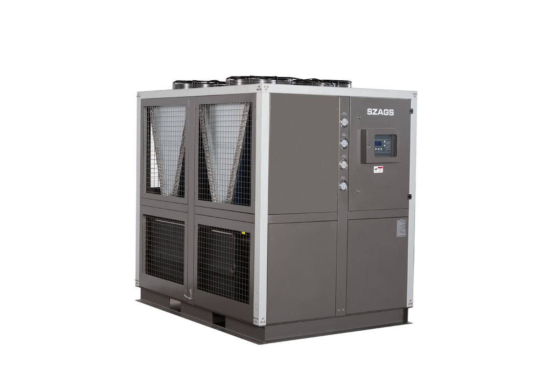 30HP ইন্ডাস্ট্রিয়াল স্ক্রল টাইপ এয়ার কুলড ওয়াটার চিলার 92kW গ্লাইকোল চিলার কুলিং সিস্টেম
