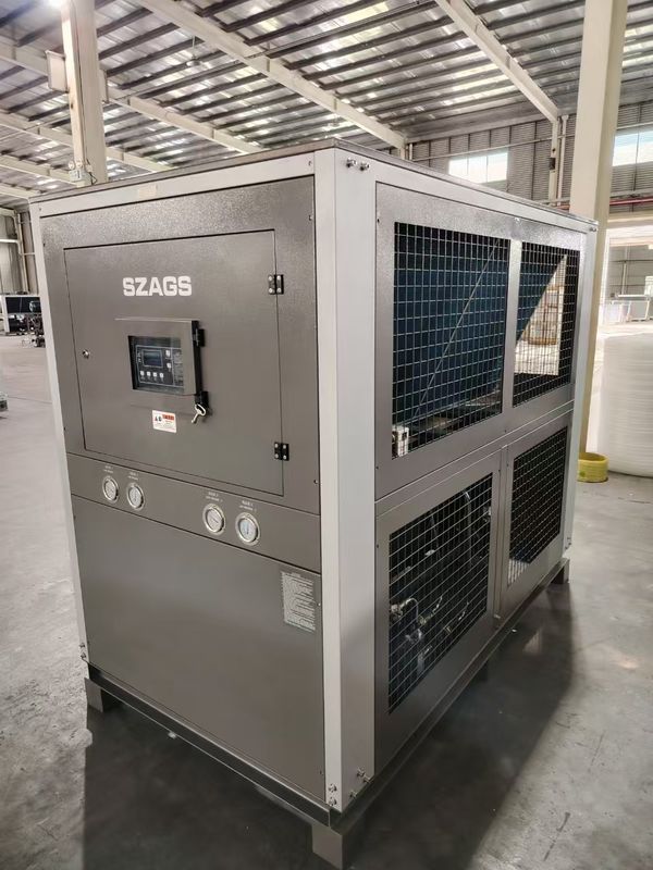 এঞ্জস 20 টন ল্যাবরেটরি চিলার, উচ্চ শীতল ক্ষমতা 61kw জল আউটলেট 12C এ