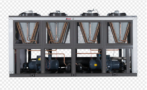 ইমারসন সোলিনয়েড ভালভ 75HP এয়ার কুলড স্ক্রু চিলার প্রিন্টিং এবং BOPP ফিল্ম ল্যামিনেশন লাইন জন্য