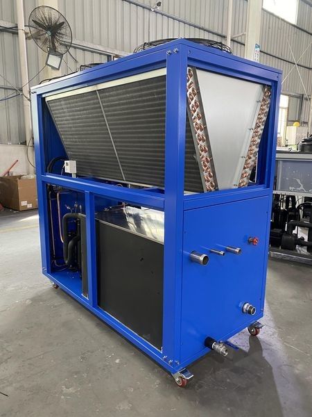 পরিবেশ বান্ধব শক্তি সঞ্চয়কারী chiller 20kw সব তামা টিউব কুলিং সিস্টেম পরিবেশগত refrigerant 8HP