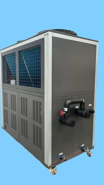 প্লাস্টিক উত্পাদন জন্য 20HP জল শীতল চিলার পরিষ্কার পরিবেশ বান্ধব 20 টন শিল্প শীতল জল সিস্টেম