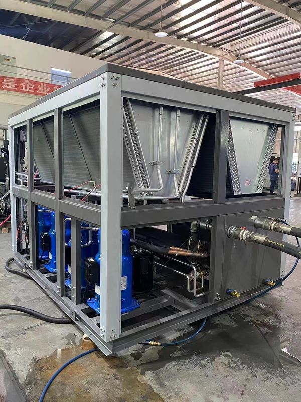60HP এয়ার কুলড স্ক্রোল চিলার শিল্প প্রক্রিয়া জল চিলার প্রিন্টিং এবং BOPP ফিল্ম ল্যামিনেশন লাইনের জন্য