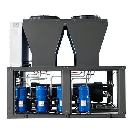 50HP চিলার 50টন ইন্ডাস্ট্রিয়াল এয়ার কুলড ওয়াটার চিলার ফর ইনজেকশন মোল্ডিং মেশিন মডুলার এয়ার কুলড স্ক্রল চিলার