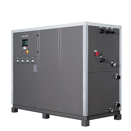 50hp জল-শীতল চিলার: কয়েল বাষ্পীভবনকারী সহ স্টেইনলেস স্টিলের জলের ট্যাঙ্ক, 165.6kW, রাসায়নিক শীতলীকরণের জন্য