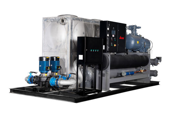 75HP ওয়াটার কুলড সেন্ট্রাল চিলার হাই এনার্জি স্ক্রু ওয়াটার চিলার