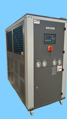 প্লাস্টিক উত্পাদন জন্য 20HP জল শীতল চিলার পরিষ্কার পরিবেশ বান্ধব 20 টন শিল্প শীতল জল সিস্টেম