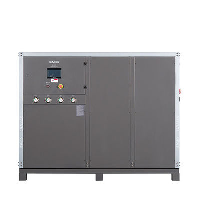 50hp জল-শীতল চিলার: কয়েল বাষ্পীভবনকারী সহ স্টেইনলেস স্টিলের জলের ট্যাঙ্ক, 165.6kW, রাসায়নিক শীতলীকরণের জন্য